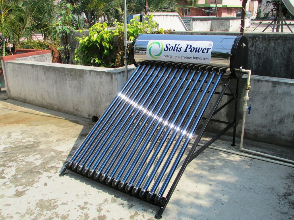 Calentadores de agua solares en México casa ecológica