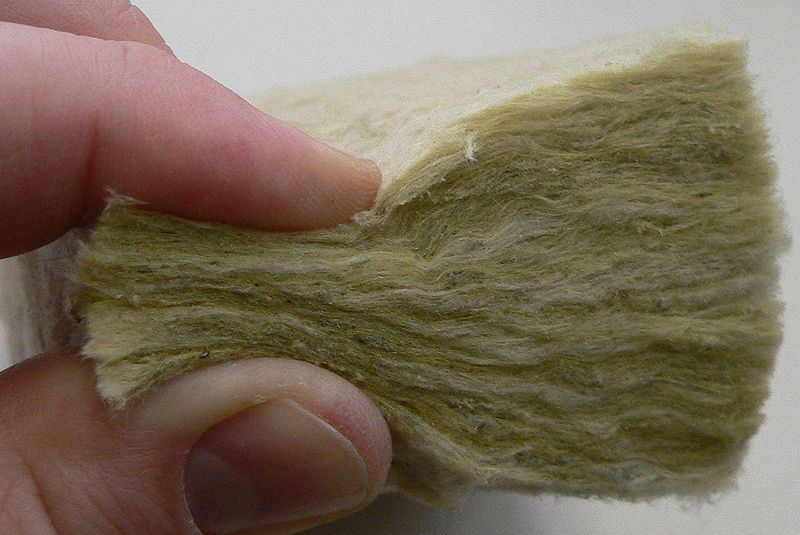 Aislamiento térmico de lana mineral