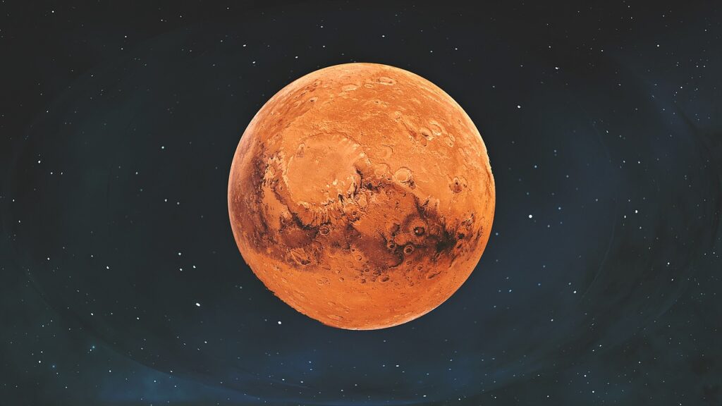 Cuál es el tercer planeta del sistema solar: Marte
